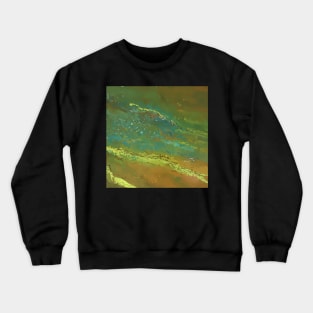 Dirty Pour Acrylic Organic Textures - WelshDesignsTP001 Crewneck Sweatshirt